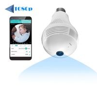 Full HD 1080P Home WiFi Camera, 360 Degree Panoramic Wireless Security IP Camera for Home Baby Pet Monitor Remote Viewing Camera Night Vision Motion Detection Wireless Camera 2.4GHz