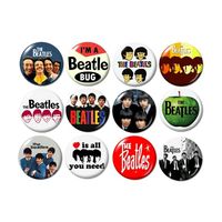 The Beatles Buttons Pins