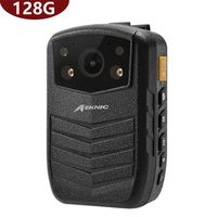 Meknic Q3 2K High Definition Portable Security Guards 128G Body Camera, Police Body Mounted Worn Camera Good Night Vision with Fast Charge for Law Enforcement,Police Officers,Security Companies (128G)