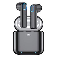 Wireless Earbuds Bluetooth 5.0, GPED True Wireless Earbuds Headphones with Charging Case, 20Hrs Playback, One-Step Pairing, IP67 Waterproof Stereo Bluetooth Earbuds with Mic for Android/iPhone(Black)