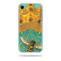 MightySkins Skin Compatible with Apple iPhone XR - Bee Queen | Protective, Durable, and Unique Vinyl Decal wrap Cover | Easy to Apply, Remove, and Change Styles | Made in The USA