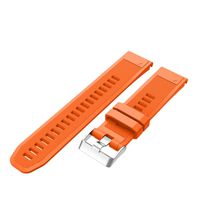Veepola New Soft Silicone Quick Install Strap Wristband Replacement Watch Bands for Garmin Fenix 5X GPS Watch (Orange)