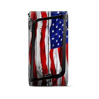 Skin Decal Vinyl Wrap for Smok Morph 219 Kit | Vape Stickers Skins Cover| American Flag on Wood
