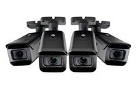 4-Pack of Lorex LNB9272S 4K 8MP 30FPS Vari-Focal 4X Zoom Bullet Camera w/Listen-in Audio
