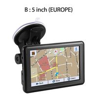 Shengruhua Navigation Car GPS Navigation System with 5 Inch HD Touch Screen Built-in Live Voice Function 8GB & 128MB Pre-Installed Latest Maps of UK and EU