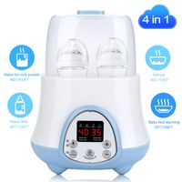 Bottle Warmer Milk Wipe Warmer Baby Bottle Warmer for Breastmilk Baby Food Warmer with 4 in 1 Formula Warmer Defrost Reservation Functions with LCD Real-time Display Fit Most Brands Baby Bottles