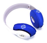 Beat Kicks Protective Headphone Covers (Regular, Solid Blue)