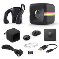 Polaroid Cube Act II - HD 1080p Mountable Weather-Resistant Lifestyle Action Video Camera & 6MP Still Camera w/Image Stabilization, Sound Recording, Low Light Capability & Other Updated Features