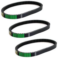 QAZAKY 3 Pcs Drive Belt Clutch Replacement for Hammerhead 80T TrailMaster Mid XRX Mud Head Go Kart 6.5HP Engine 30 Series 9.110.018-9.100.018-725 9110018 9100018725 Go-Karts 725