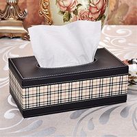 Car Leather Tissue Box/Carton/Paper Napkin Box/Creative Car Organization Box,M,25.5 * 14 * 9.5CM