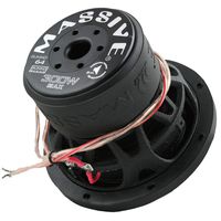 Massive Audio SUMMO64 - 6 Inch Car Audio 300 Watt SUMMO Series Competition Subwoofer, Single 4 Ohm, 1.5 Inch Voice Coil. Sold Individually