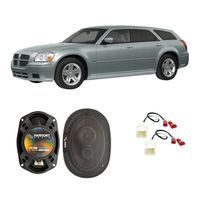 Compatible with Dodge Magnum 2005-2007 Front Door Factory Replacement Harmony HA-R69 Speakers New
