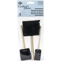ROYAL BRUSH RFOMW-3P Foam Brush, 3-Pack
