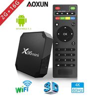 Android 9.0 TV Box - Smart TV Box with Quad Core X96 Mini Android Amlogic S905W 3D/4K/HD Media Player 2GB 16GB/WiFi 2.4G X96 Mini TV Box