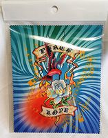 Melbert Microfiber Cleaning Cloth, Made in The USA, Peace & Love