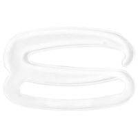 Juvale Bra Hook - 50-Pack Bra Strap Hook Replacement, Bra Slide Hooks for Swimsuits, Lingerie, Bras, Clear, 1 Inch, 25 mm Wide