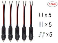 CUZEC (5-Pack 12V Cigarette Lighter Power Adapter