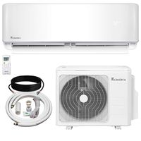 Klimaire 24,000 BTU KSIV 17 SEER Ductless Mini-Split Inverter Air Conditioner Heat Pump System with 15-ft Installation Kit 208/230V