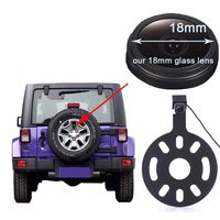 Navinio Waterproof Backup Camera Color Car Rear View Camera 170 Degree Viewing Angle Spare tire Vehicle Camera with Night Vision for Jeep Wrangler Willys Unlimited Sahara Spare tire Rubicon 2007-2015