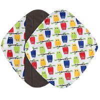 Hunputa Sanitary Napkins,Reusable Bamboo Cloth Washable Menstrual Pad Mama Sanitary Towel Pad (Yellow, S)