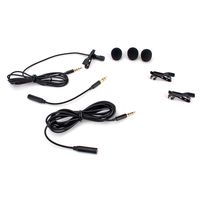 Professional Small Lapel Lavalier Microphone Omnidirectional Mic with Easy Clip On System Perfect for Apple Iphone, Ipad, Ipod Touch, Samsung Android Recording Youtube/Interview/Video Conference/Podca