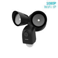 LaView Floodlight Camera LED Light WiFi Motion-Activated HD 1080P Security Cam Two-Way Talk and Siren Alarm