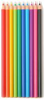 Promarx BP63-AR1C10-48 Rainbow Fashion Ink Pens, Assorted Colors, 10 Count