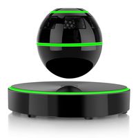 Levitating Bluetooth Speaker, UPPEL Floating Portable Bluetooth Speaker with Bluetooth 4.1, 360 Degree Rotation, Touch Control Button and Colorful Led Flashing Show Magnetic [Black]