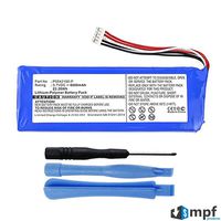 MPF Products 6000mAh P5542100-P Battery Replacement Compatible with JBL Pulse 3 Waterproof Bluetooth Speaker