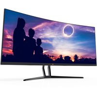 Deco Gear 2-Pack 35" Curved Ultrawide E-LED Gaming Monitor, 21:9 Aspect Ratio, Immersive 3440x1440 Resolution, 100Hz Refresh Rate, 3000:1 Contrast Ratio (DGVIEW201)