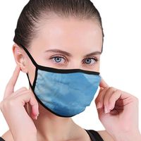 Breathable Dust Mask, Cute and Fun Mask, Unisex, Ice Crack Theme, Size 4.9x6.9 Inches (12.5x17.5 cm)