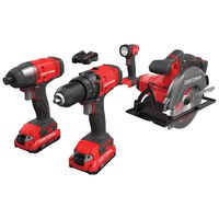 CRAFTSMAN V20 Cordless Drill Combo Kit, 4 Tool (CMCK401D2)