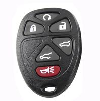 KEMANI Keyless Remote Entry Fob Shell Car Key Case For GMC Chevrolet Cadillac Yukon Suburban Escalade 6 Button Replacement