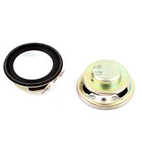 uxcell a15071300ux0251 2Pcs 8 Ohm 2W 36mm Dia Internal Magnet Mini Loudspeaker Speaker Horn Pack of 2