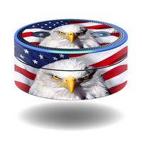 MightySkins Skin Compatible with Amazon Echo Dot (1st Generation) wrap Cover Sticker Skins America Strong
