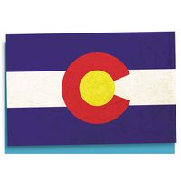 Tree-Free Greetings EcoNotes 12 Count Colorado Flag All Occasion Notecard Set with Envelopes, 4 x 6 Inches (FS56938)