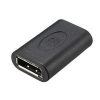 uxcell Displayport Female to Female Adapter DP to DP Gender Changer Extension Coupler Black