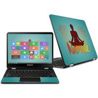 MightySkins Skin Compatible with Samsung Chromebook Pro 12.3" - Namaste | Protective, Durable, and Unique Vinyl Decal wrap Cover | Easy to Apply, Remove, and Change Styles | Made in The USA