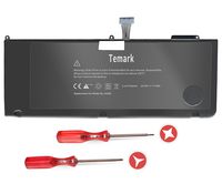 Temark New A1382 Battery for MacBook Pro 15 inch A1286 (only for Early 2011, Late 2011, Mid 2012), fit MC721LL/A MC723LL/A 661-5844 020-7134-A