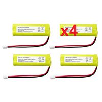 4 Fenzer Rechargeable Cordless Phone Batteries for V-Tech BT-18443 BT-28443 Cordless Telephone Battery Replacement Packs