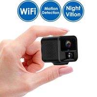 Mini WiFi Spy Camera Wireless Hidden Camera with 140° Lens - Upgraded Night Vision - Motion Activated -Indoor Outdoor Small Nanny Cam Video Recorder for Home -Phone APP Control