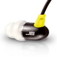 JLab Audio J6 High Fidelity Metal Ergonomic Earbuds Style Headphones, Guaranteed for Life - Sport Yellow/Black