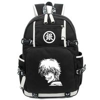Siawasey Anime Gintama Cosplay Luminous Bookbag Backpack Shoulder Bag School Bag