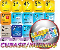 STEINBERG CUBASE/NUENDO NEW KEYBOARD LABELS SHORTCUTS
