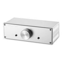 Nobsound Mini Fully-Balanced/Single-Ended Passive Preamp; Hi-Fi Pre-Amplifier; XLR/RCA Volume Controller for Active Monitor Speakers (Silver)