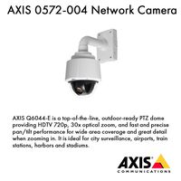 AXIS Q6044-E Network Camera - Color, Monochrome - 30x Optical - CCD - Cable - Fast Ethernet / 0572004 /