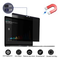 FORITO Magnetic Privacy Screen Filter for MacBook Pro 15 Inch 2016-2019, Easy On/Off Anit Blue Light and Glare Screen Protector with Webcam Cover for MacBook Pro 15 Model A1707 A1990-Anti Spy