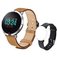 maxtop Smart Watches for Women - Heart Rate Monitor Blood Pressure Sleep Monitor Fitness Tracker Compatible with Android and iOS - Brown