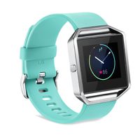 GinCoband Fitbit Blaze Bands Replacement for Fitbit Blaze Smart Watch No Tracker 8 Color Large Small Women (Teal, Small)