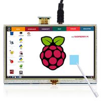 ELECROW 5 Inch Touch Screen 800x480 TFT LCD Display HDMI Interface for Raspberry Pi 4B 3B+ 3B 2B+ BB Black Banana Pi Windows 10 8 7